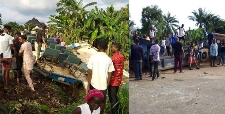 Four family members who died in a fatal accident at Anambra