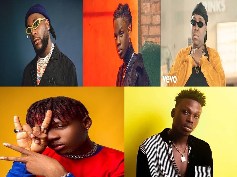 Top 5 Best Present Nigerian Boosting Music Artistes