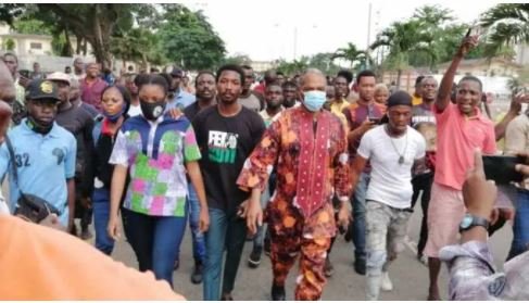 Don’t Be Intimidated – Femi Kuti Tells Alausa #EndSARS Protesters