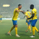 Christiano Ronaldo (right) opens the arms to Sadio Mane