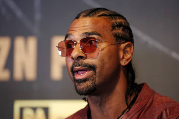 David Haye at the Fournier Press Conference