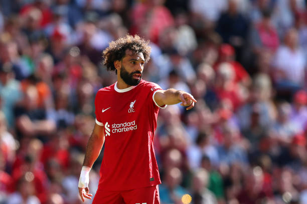 Mo Salah Playing Against Aston Villa