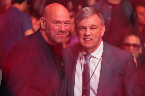 (L-R) Teddy Atlas with UFC CEO Dana White