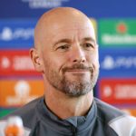 Manchester United's coach, Erik Ten Hag