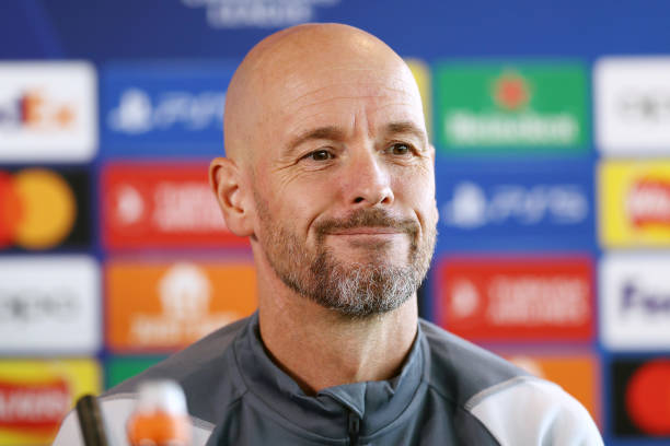 Manchester United's coach, Erik Ten Hag