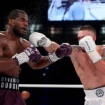 Olexandr Usyk punches Daniel Dubois